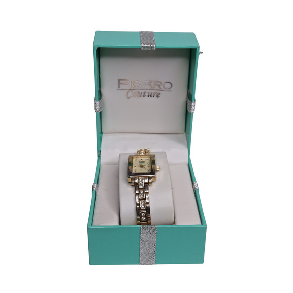 Women's Figaro Couture Gold Tone Quartz Watch- Unused In Box - Picture 1 of 5